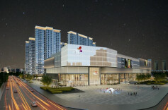 龙湖长沙开福天街封顶 明年10月将开门迎客 