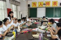 南华学子“三下乡”：美育支教点亮乡村童心