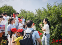 湘潭大学为儿童打造“田间课堂”