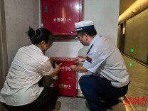 洪江区消防救援大队开展民宿安全专项检查