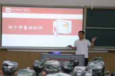 长沙民政职院开展军训教官急救技能培训