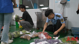 鹤城区市场监督管理局专项检查学校食堂供货商 守护校园食品安全