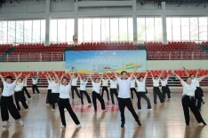 以舞步传递“福地”活力——会同县开展健身广场舞《福地漫游》公益培训