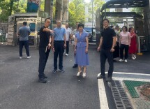 长沙民政职院校长带队开展校园安全检查 为新学期筑牢安全防线