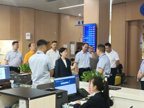 省生态环境厅赴省政务服务大厅生态环境窗口调研