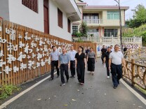 怀化市司法局来新晃县调研民主法治示范村创建工作