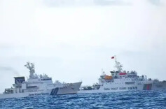 中国海警舰艇编队9月12日在我钓鱼岛领海巡航