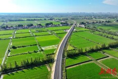 花注公路通车赋能发展 华容铺就乡村振兴通途