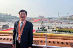 我在现场看阅兵