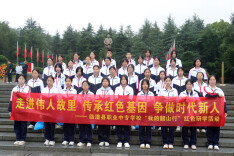 临澧县职业中专学校开展“我的韶山行”红色研学活动