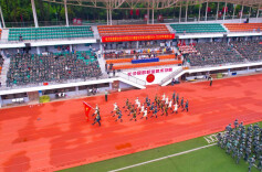 长沙民政职院举行2025级新生军训总结暨2024—2025学年表彰大会