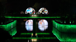 朝阳国际灯光消费季开幕，53处光影装置点亮夜色