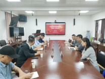 邳州市民政局副局长薛生智一行来长沙民政职院殡仪学院交流