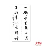 潜心书法的老同学