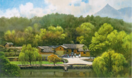 艺评｜施俊杰：笔蘸乡愁，润染赤子情怀——黄铁山捐赠洞口县美术馆水彩作品评述