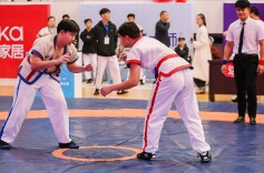 湖南大汉高级技工学校获竞技团体总分第一！2025“奔跑吧·少年”湖南校园中国式摔跤比赛完美收官