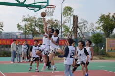 青春逐梦，赛场飞扬——麻阳职中举办2025年迎新篮球赛