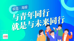 锐见·海报丨与青年同行，就是与未来同行