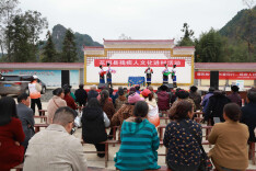 “暖阳相伴 与爱同行”残疾人文化进村活动走进湘西州花垣镇朱朝村