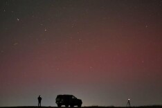 北京北部出现极光：肉眼可见