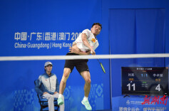 十五运会∣厉害！刘亮战胜世界第18李卓耀晋级羽球男单16强