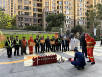 长沙仙岭社区开展消防应急演练