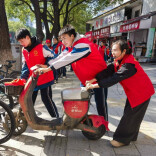 青春助力文明城 单车归位展新风 怀化3000余名雷锋青少年扮靓城市