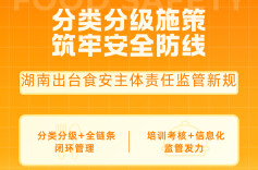 湘守食安｜湖南出台食安主体责任监管新规 分类施策筑牢安全防线​