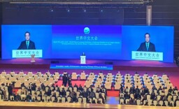 长沙民政职院党委书记李斌率团参加2025世界中文大会