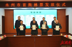 湖南首批林票在永州发放