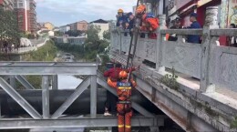 点赞！会同消防成功救下一名轻生男子