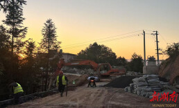 辰溪黄溪口片区四条民生公路同步攻坚 织密乡村交通网