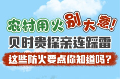 贝时贵历险记丨探亲连踩雷，这些农村防火要点你知道吗？