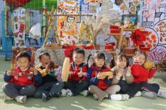 安仁县仁北幼儿园举办第二届晒秋活动