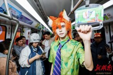 “疯狂动物城”空降长沙地铁