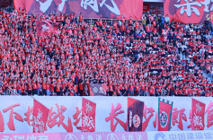 运达地产带你看“湘超”•第12轮·图集｜4:1大胜怀化，“长沙红”见证绿茵的热爱