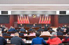 隋忠诚向党外代表人士通报中共湖南省委十二届九次全会精神