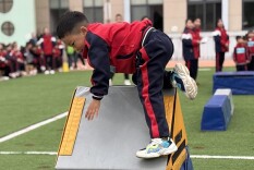 澧县锦绣翊武幼儿园成功举办冬季亲子运动会