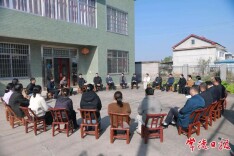 罗毅君在武陵区丹洲乡宣讲党的二十届四中全会精神