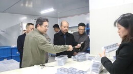 刘勇赴湖南江泰光电科技调研
