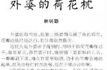 湘江副刊·湘韵丨外婆的荷花枕