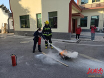 精准宣教+实操演练，靖港古镇消防救援站为敬老院筑牢“防火墙”