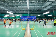 十五运群众组多位羽林高手参赛！2025VICTOR“福酱杯”省业余羽毛球单项锦标赛诠释热爱的力量