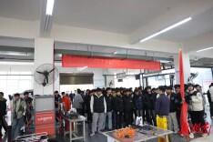 中南科技财经管理学校来湖南潇湘技师学院参观交流