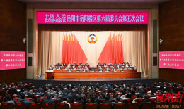 政协岳阳市岳阳楼区第六届委员会第五次会议第二次全体会议举行