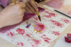 湖南交通职院智能交通学院开展“色彩心语”美育活动