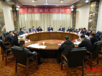 岳阳楼区第六届人民代表大会第五次会议举行第二次分团讨论