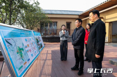 陈博彰调研长株潭湘江洲岛文旅体资源贯通联接、督导生态环境治理并巡河