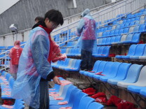 绿茵场的青春注脚！湖南汽车工程职业大学千名志愿者护航湘超联赛