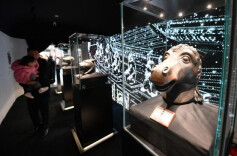 圆明园十二兽首“空降”海淀商圈 16米长“巨马”等您打卡